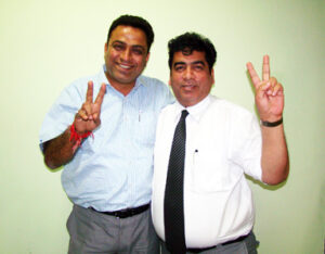 Mr. Gourav Roy, M.D. Of Flexo Image Graphics with Mr. Sanjeev Sondhi of Zircon Technologies